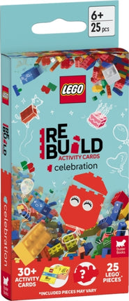 LEGO  Books ReBuild Activity Cards Celebration
