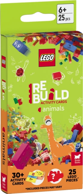 LEGO Books ReBuild Activity Cards Animals with
