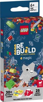 LEGO Books ReBuild Activity Cards Magic with over