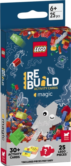 LEGO Books ReBuild Activity Cards Magic with over