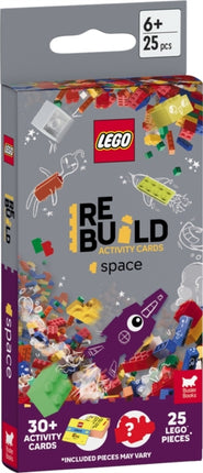 LEGO Books ReBuild Activity Cards Space with over