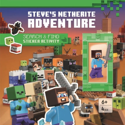 LEGO  Minecraft Steves Netherite Adventure Search