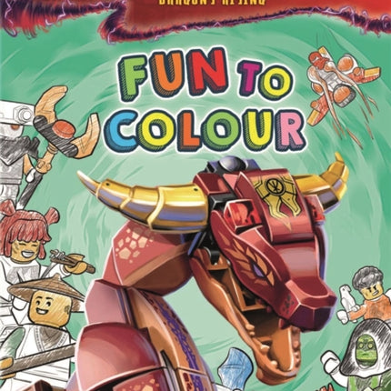 LEGO NINJAGO Fun to Colour  Dragon Edition