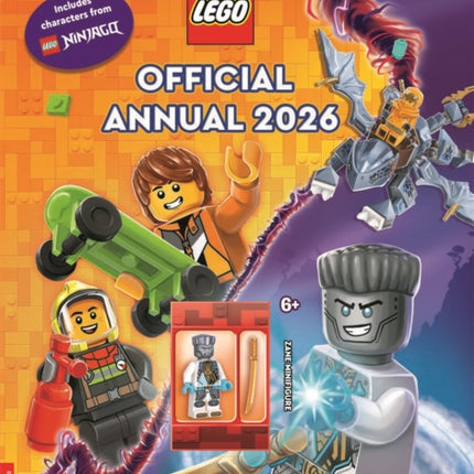 LEGO Books Official Annual 2026 with minifigure