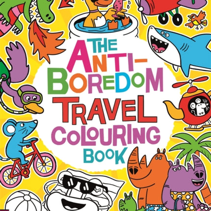 The AntiBoredom Travel Colouring Book