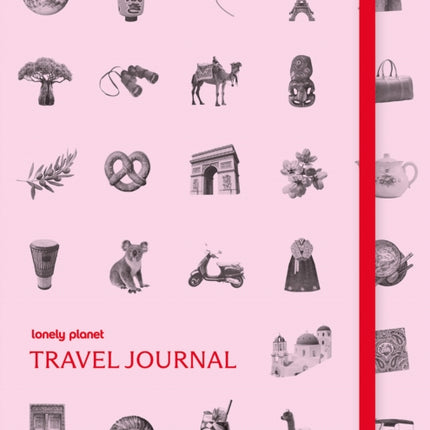 Lonely Planets Travel Journal Pink