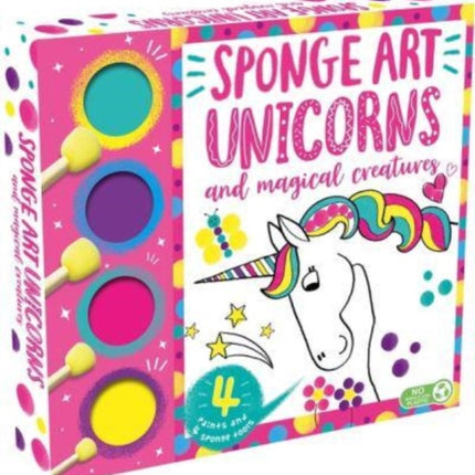 Sponge Art Unicorns and Magical Creatures