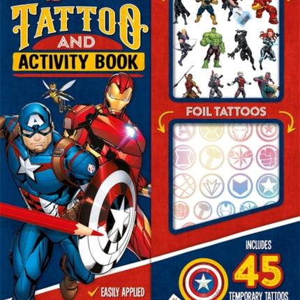 Marvel Avengers: Tattoo and Activity Book