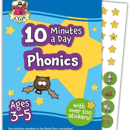 New 10 Minutes a Day Phonics for Ages 3-5 (with