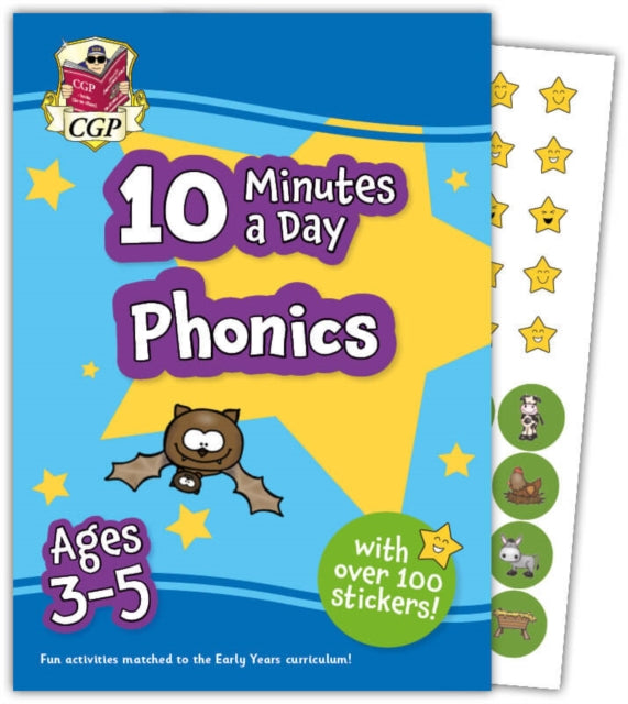 New 10 Minutes a Day Phonics for Ages 3-5 (with