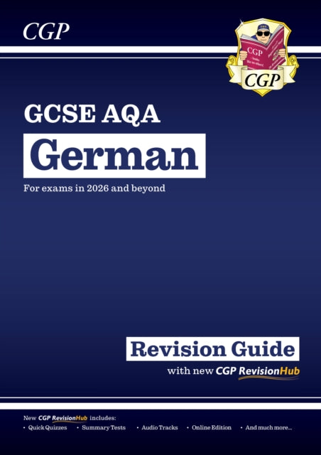 New GCSE German AQA Revision Guide with CGP RevisionHub for exams from 2026