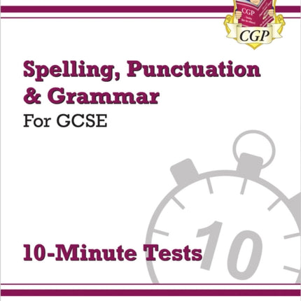 GCSE Spelling Punctuation and Grammar 10Minute