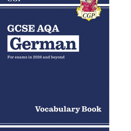 New GCSE German AQA Vocabulary Book for exams