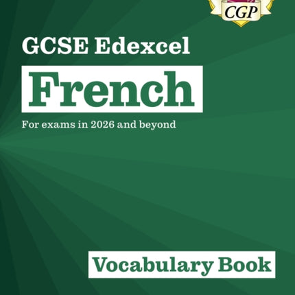 New GCSE French Edexcel Vocabulary Book for exams