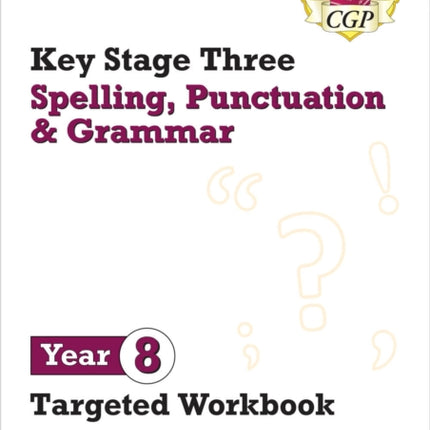 New KS3 Year 8 Spelling Punctuation and Grammar