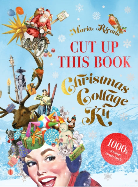 Cut Up This Book Christmas Collage Kit