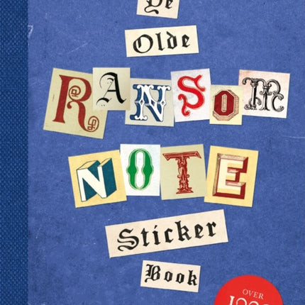 The Vintage Ransom Note Sticker Book