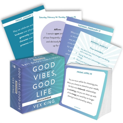 Good Vibes Good Life Calendar 2026