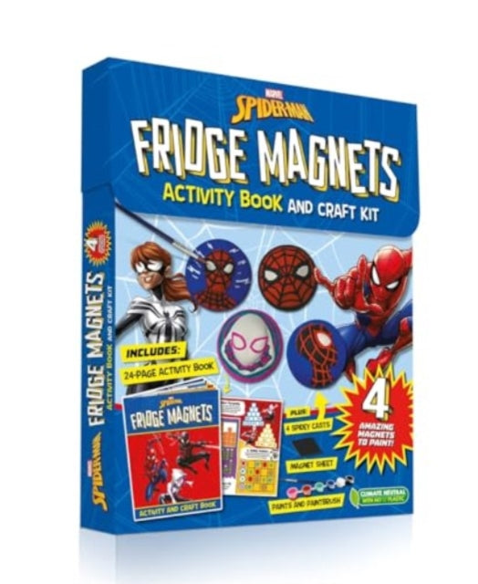 Marvel SpiderMan Fridge Magnets Activity Book and Craft Kit