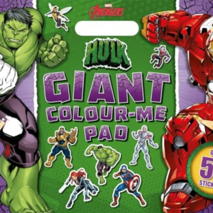 Marvel Avengers Hulk Giant Colour Me Pad