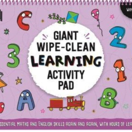 3 Giant WipeClean Learning Activity Pad