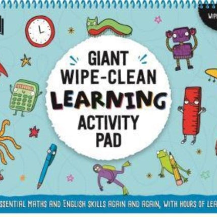 5 Giant WipeClean Learning Activity Pad