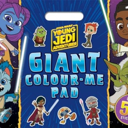 Star Wars Young Jedi Adventures Giant Colour Me Pad