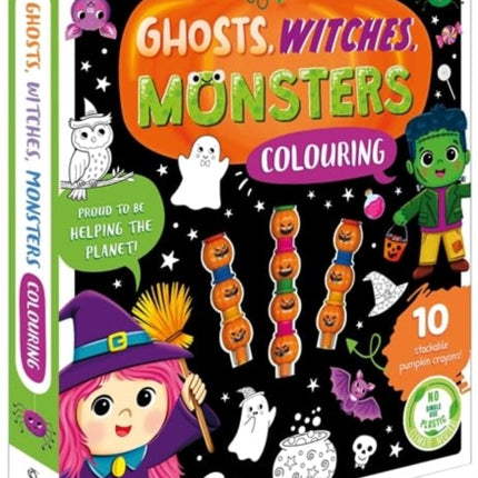 Ghosts Witches Monsters Colouring