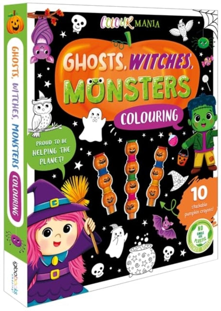 Ghosts Witches Monsters Colouring