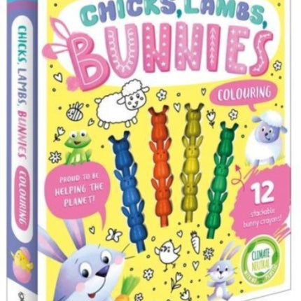 Chicks, Lambs, Bunnies Colouring