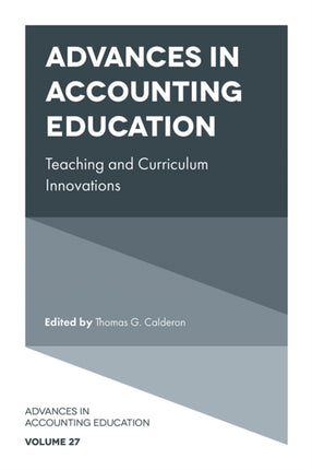 Advances in Accounting Education: Teaching and