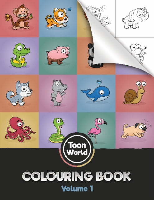 Toon World Colouring Book: Volume 1