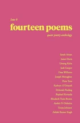 fourteen poems Issue 8: a queer poetry anthology