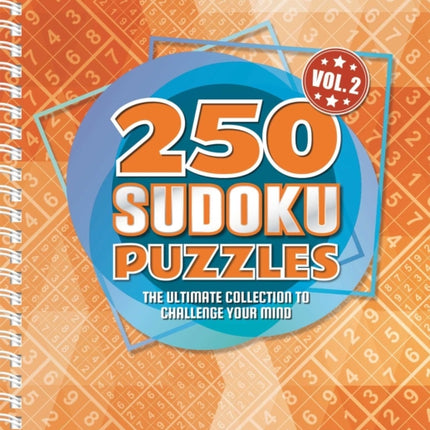 250 Sudoku Puzzles: 250 Easy to Hard Sudoku Puzzles for Adults