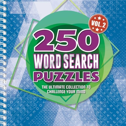 250 Word Search Puzzles: 250 Easy to Hard Wordsearch Puzzles for Adults