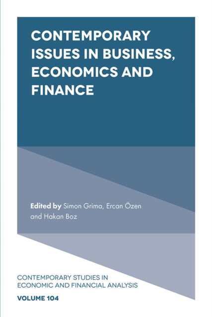 Contemporary Issues in Business, Economics and Finance