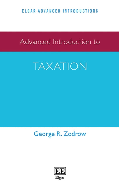 Advanced Introduction to Taxation