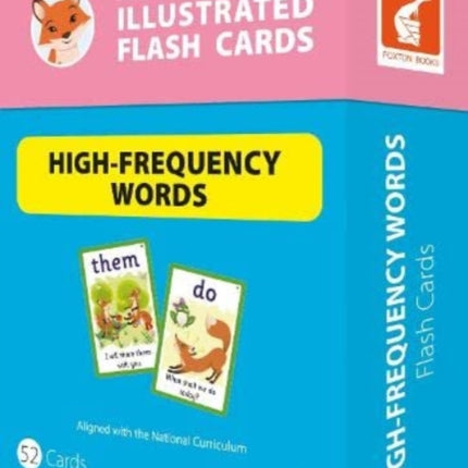 Illustrated High-Frequency Words Flash Cards for Reception, Year 1 and Year 2 - Perfect for Home Learning - with 100 Colourful Illustrations