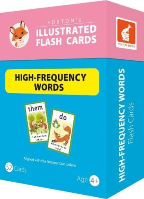 Illustrated High-Frequency Words Flash Cards for Reception, Year 1 and Year 2 - Perfect for Home Learning - with 100 Colourful Illustrations