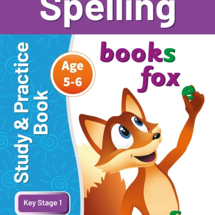 KS1 Spelling Study & Practice Book for Ages 5-6 (Year 1) Perfect for learning at home or use in the classroom