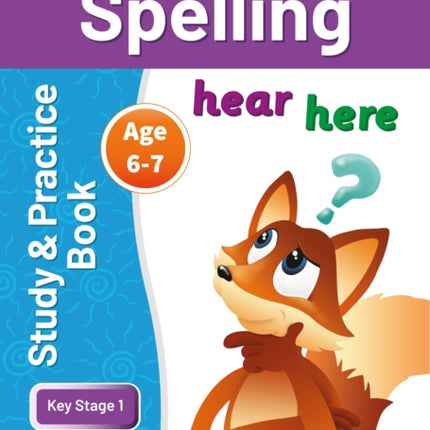 KS1 Spelling Study & Practice Book for Ages 6-7