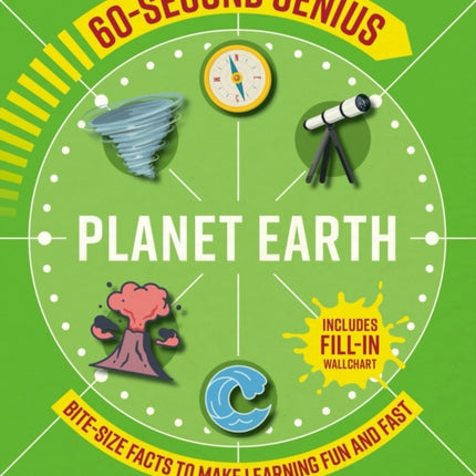 60-Second Genius: Planet Earth: Bite-Size Facts to Make Learning Fun and Fast