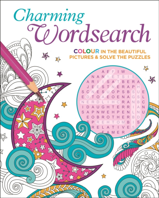 Charming Wordsearch: Colour in the Beautiful Pictures & Solve the Puzzles