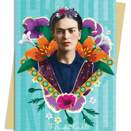 Frida Kahlo Blue Greeting Card Pack: Pack of 6