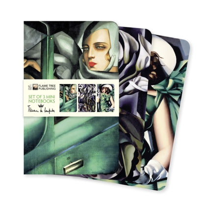 Tamara de Lempicka Set of 3 Mini Notebooks