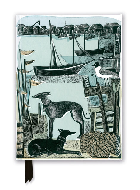 Angela Harding: Harbour Whippets (Foiled Journal)