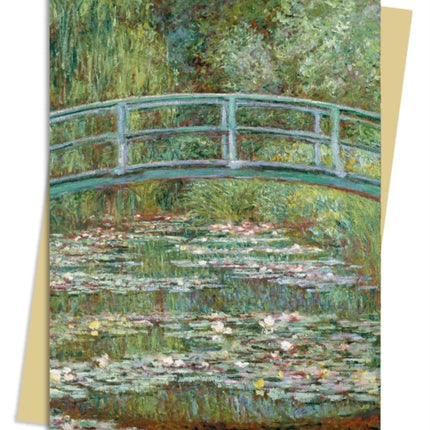 Claude Monet: Bridge over a Pond of Water Lilies Greeting Card Pack: Pack of 6