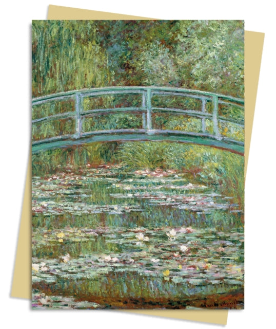 Claude Monet: Bridge over a Pond of Water Lilies Greeting Card Pack: Pack of 6