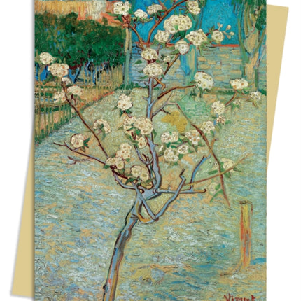 Vincent van Gogh: Small Pear Tree in Blossom Greeting Card Pack: Pack of 6