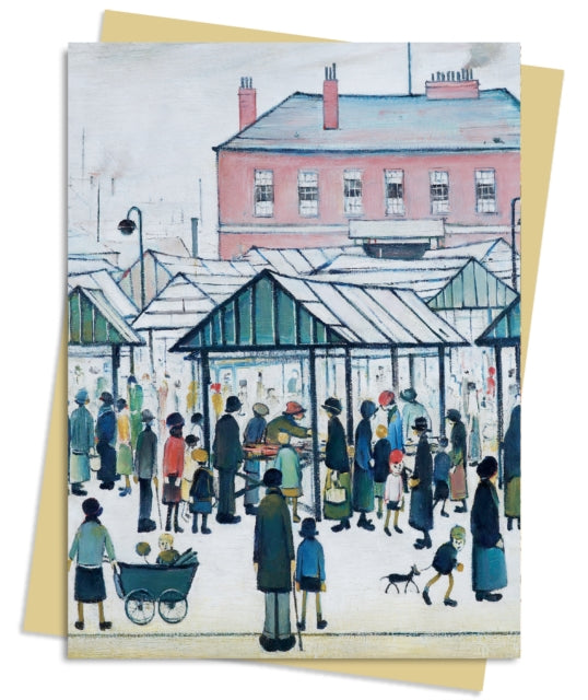 L.S. Lowry: Market Scene Greeting Card Pack: Pack of 6